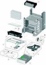 HP parts picture diagram for 40X5095