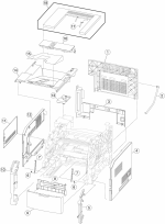 HP parts picture diagram for 40X7677