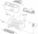 HP parts picture diagram for 40X8023