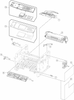 HP parts picture diagram for 40X8284