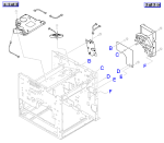 HP parts picture diagram for RG5-1925-000CN