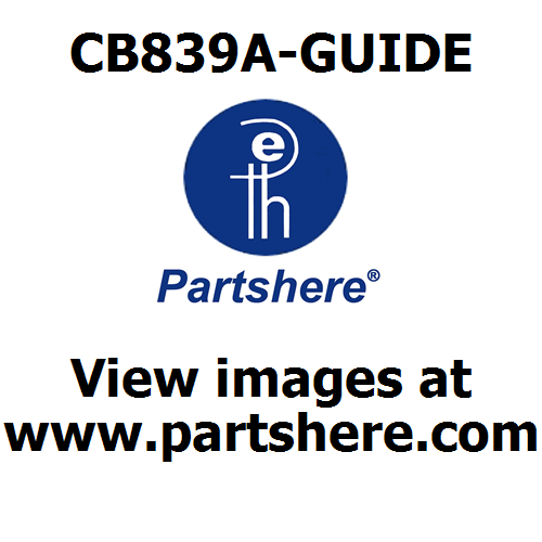 CB839A-GUIDE and more service parts available