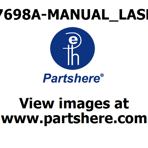 Q7698A-MANUAL_LASER and more service parts available