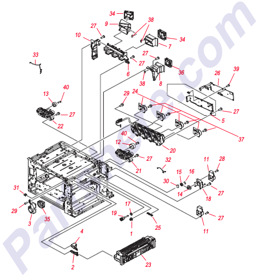 HP parts picture diagram for RM1-4519-000CN, XA9-1159-000CN, RK2-1366-000CN, RK2-1370-000CN, RK2-1377-000CN, RK2-1382-000CN, RL1-1216-000CN, RM1-3247-000CN, RC1-9277-000CN, RC1-9278-000CN, RC1-9279-000CN, RC1-9309-000CN, Q3931-67911, Q3931-67912, Q3931-67913, Q3931-67914, Q3931-67915, RM1-3286-000CN, XG9-0586-000CN, RC1-9276-000CN, RC1-8925-000CN, RC1-8931-000CN, RC1-8939-000CN, RC1-8961-000CN, RC1-8964-000CN, RM1-3383-000CN, RM1-3385-000CN, RM1-4402-000CN, RU5-0790-000CN, RU5-0791-000CN, VS1-7177-003CN, XD9-0240-000CN