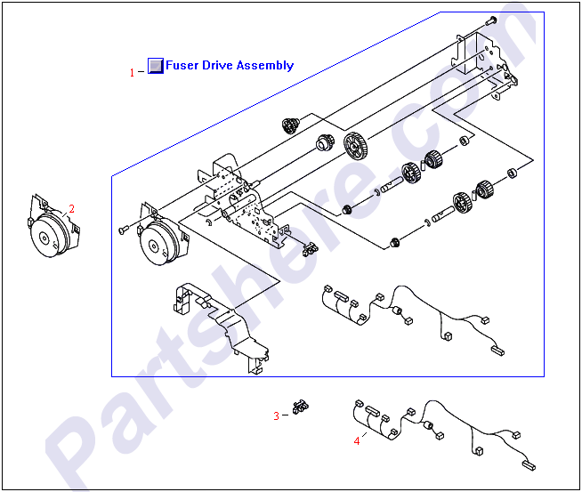 HP parts picture diagram for RG5-6823-000CN, RG5-6823-000CN-R, RH7-1528-000CN, RH7-1528-000CN-R, RG5-6823-000CN-C
