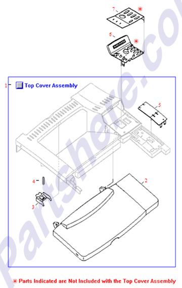 RU5-0050-000CN HP 30 tooth gear - Black pla.. more HP Parts and printer ...