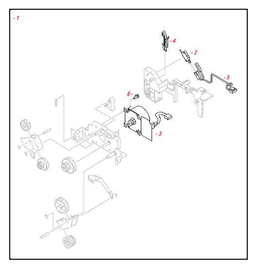 HP parts picture diagram for RB2-6077-000CN, RG5-7789-000CN, RG5-5659-000CN, RG5-5659-070CN, RG5-5770-000CN, XA9-1275-000CN, RH7-1622-000CN, RH7-1622-000CN-R, RH7-5288-000CN, WC4-5136-000CN, RG5-7789-050CN