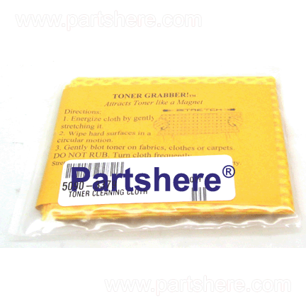 5090-3379 - Toner cleaning cloth - Specially treated cloth for absorbing toner (1 per package) - Ideal for cleaning up toner spills