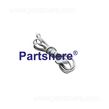 8120-8419 - Power cord (Flint Gray) - 2-conductor, 1.8m (6.0ft) long - Has 90 degree (F) C7 receptacle (For 120VAC in the United States and Canada)