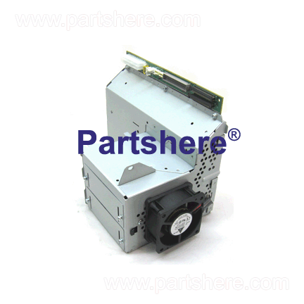 C7779-60263 - Electronics module - Contains main logic board, connectors for plug-in cards, connector for parallel interface cable, connector for USB cable, and cooling fan