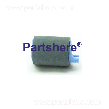 RM1-0037-000CN - Paper feed/seperation roller assembly - Black rubber roller on a blue plastic cylinder 