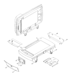 HP parts picture diagram for 0515-4672