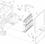 HP parts picture diagram for 12G6492