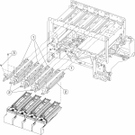 HP parts picture diagram for 12G6532