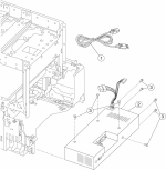 HP parts picture diagram for 12G6540