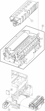 HP parts picture diagram for 12G6543
