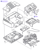 HP parts picture diagram for 1400-1724