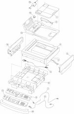 HP parts picture diagram for 40X0168