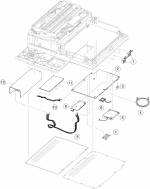 HP parts picture diagram for 40X0392