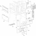 HP parts picture diagram for 40X0564