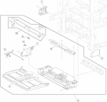 HP parts picture diagram for 40X0595
