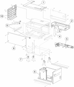 HP parts picture diagram for 40X0739