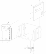 HP parts picture diagram for 40X0740