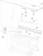 HP parts picture diagram for 40X0774