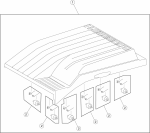 HP parts picture diagram for 40X0813