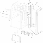 HP parts picture diagram for 40X0839