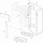 HP parts picture diagram for 40X0843