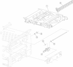 HP parts picture diagram for 40X0880