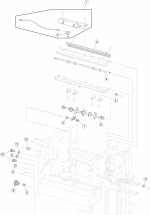 HP parts picture diagram for 40X0888