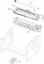 HP parts picture diagram for 40X1276