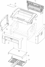 HP parts picture diagram for 40X1288
