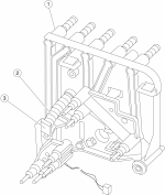 HP parts picture diagram for 40X1636