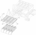 HP parts picture diagram for 40X1639