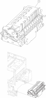 HP parts picture diagram for 40X1651