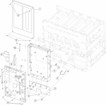 HP parts picture diagram for 40X1676