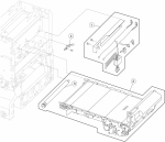 HP parts picture diagram for 40X1739