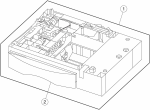 HP parts picture diagram for 40X1842