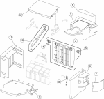 HP parts picture diagram for 40X2031