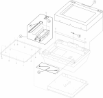 HP parts picture diagram for 40X2559