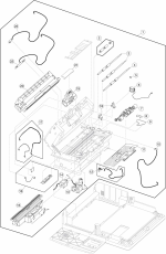 HP parts picture diagram for 40X2580
