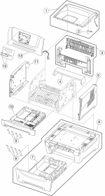 HP parts picture diagram for 40X2812