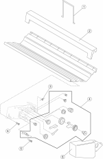 HP parts picture diagram for 40X2891