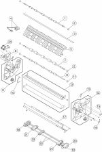 HP parts picture diagram for 40X3052