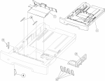 HP parts picture diagram for 40X3231
