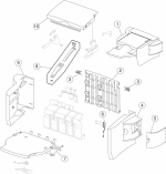 HP parts picture diagram for 40X3274