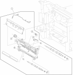 HP parts picture diagram for 40X3693